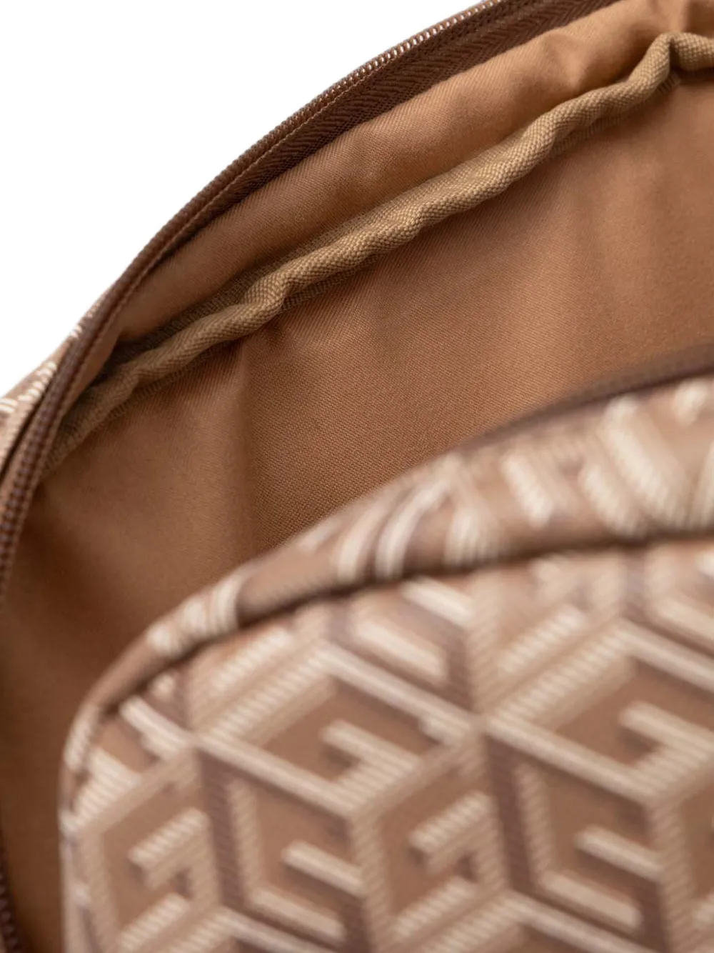 GUESS USA G-Cube laptoptas met logo Beige
