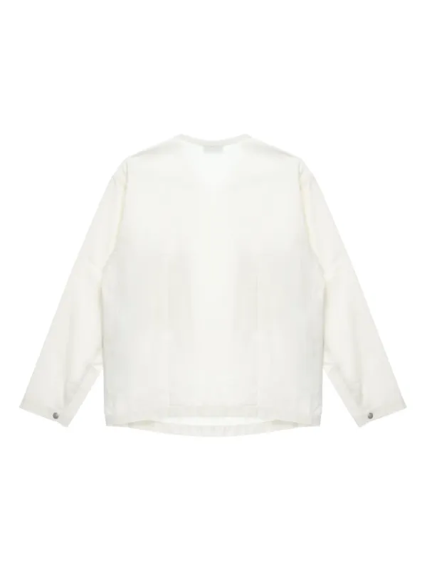 【LEMAIRE】Vネック 長袖Tシャツ Off-White V-Neck Long Sleeve T-Shirt by LEMAIRE on Sale