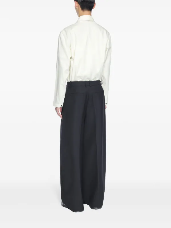 LEMAIRE Vネック Tシャツ | ニュートラル | FARFETCH JP