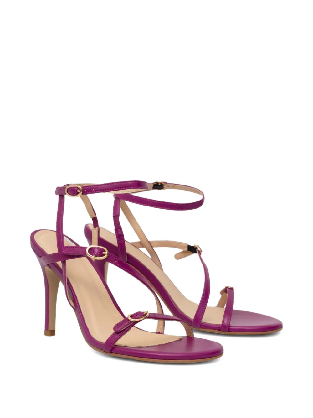 ALOHAS 105 mm stiletto sandalen met enkelbandjes Paars