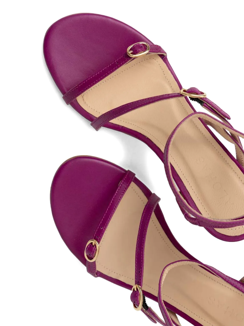 ALOHAS 105 mm stiletto sandalen met enkelbandjes Paars