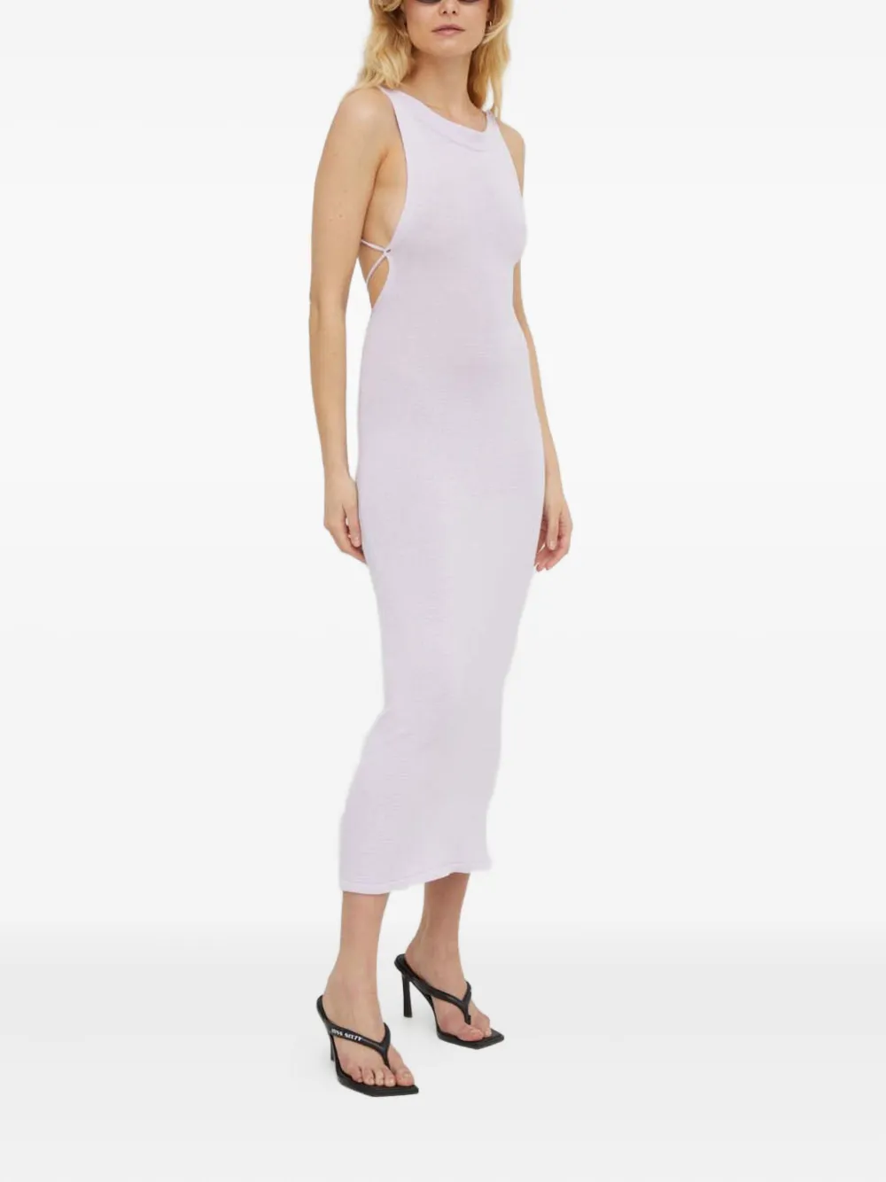 ALOHAS open-back midi dress - Paars