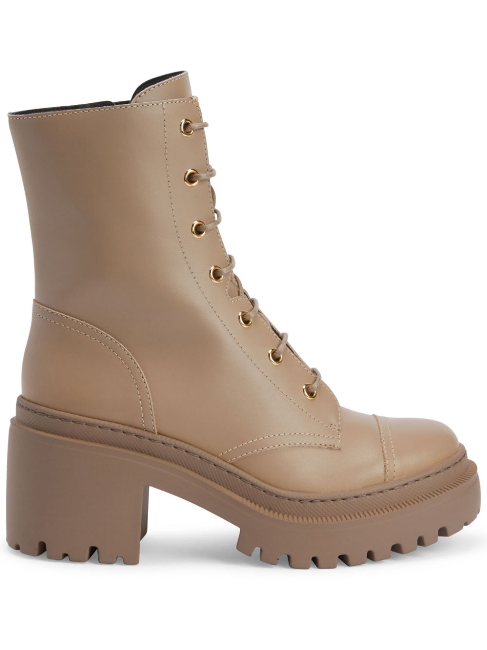 Giuseppe Zanotti Malakhy combat boots Neutrals