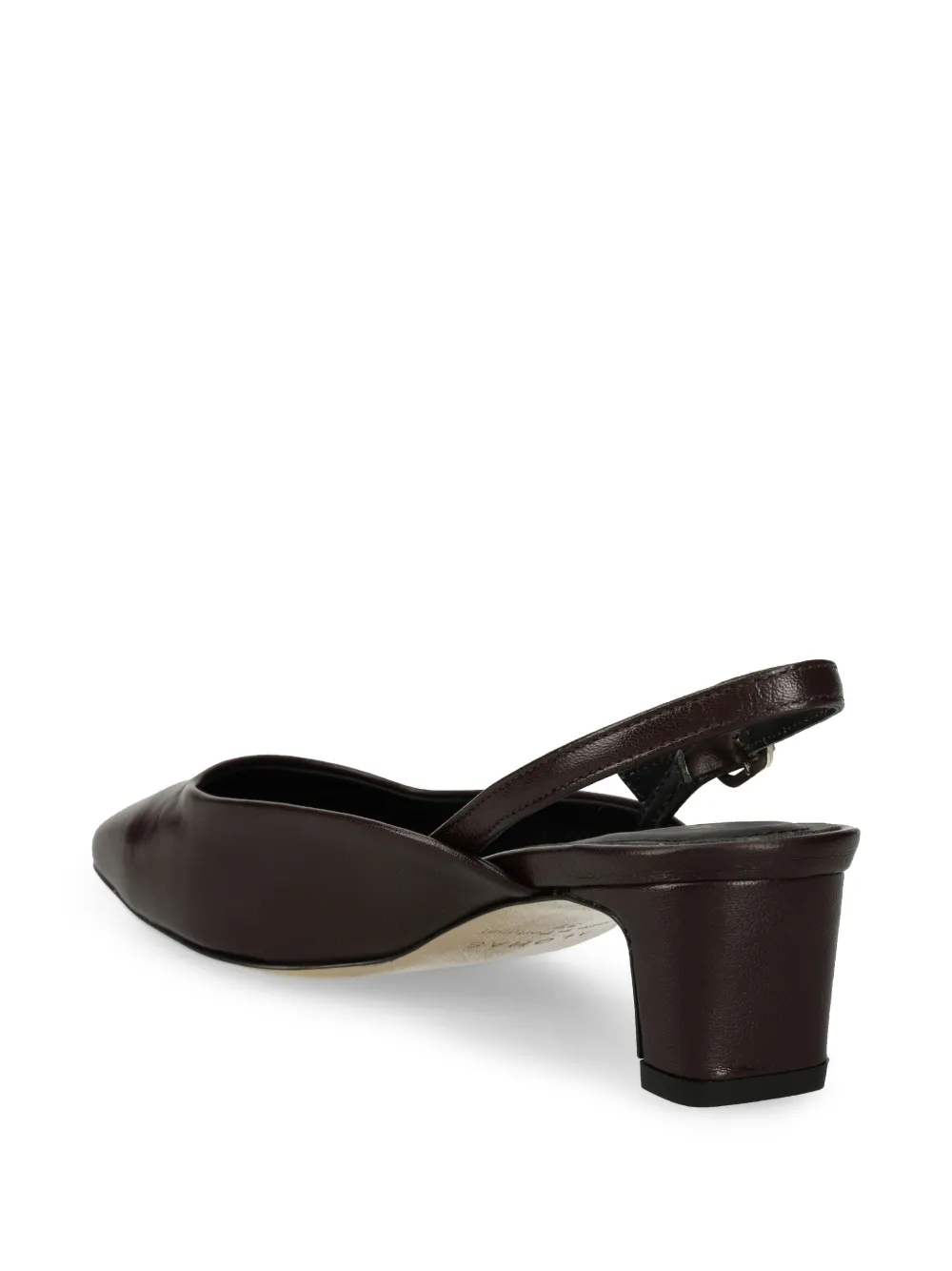 ALOHAS 50mm slingback pumps Brown