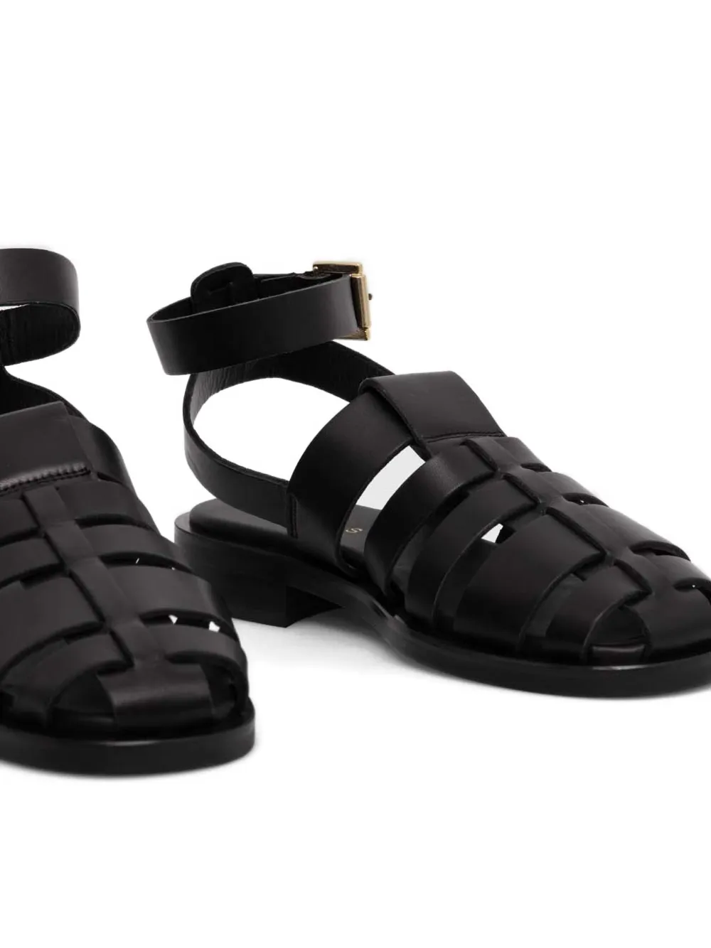 ALOHAS Leren sandalen Zwart
