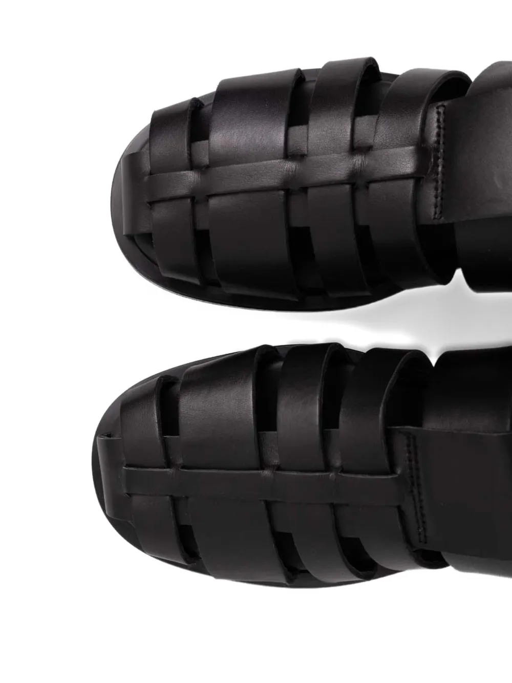 ALOHAS Leren sandalen Zwart