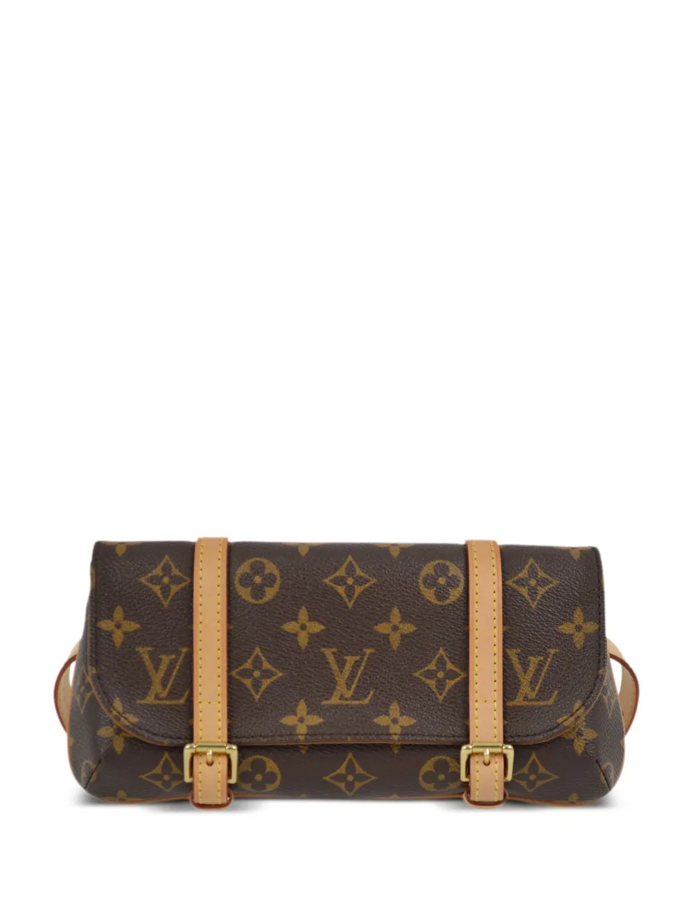 Pre-owned Louis Vuitton 2005 Pochette Marelle Belt Bag In Brown