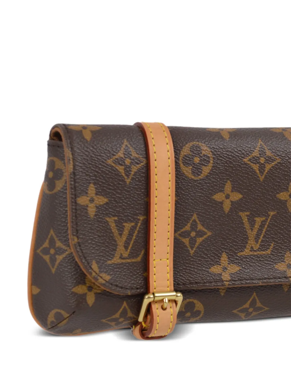 Pre-owned Louis Vuitton 2005 Pochette Marelle Belt Bag In Brown