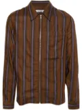 Wales Bonner Chorus striped shirt - Brown