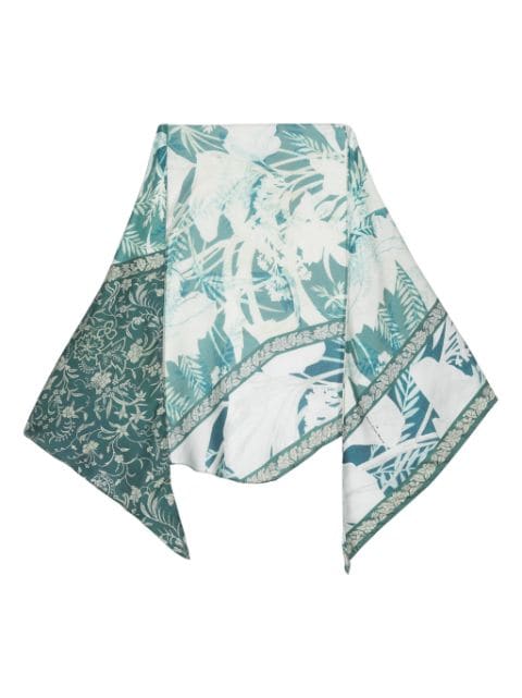 Pierre-Louis Mascia abstract pattern-print silk scarf