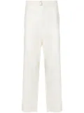 LEMAIRE belted tapered trousers - Neutrals