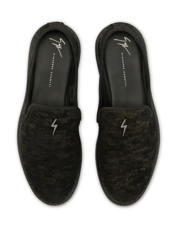 Giuseppe Zanotti G-Flash loafers Size 45 Black Silver 12 US G-FLASH main image 4