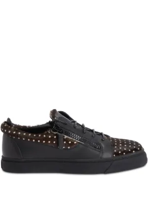 Giuseppe Zanotti Frankie ダブルジップ ローカットスニーカー