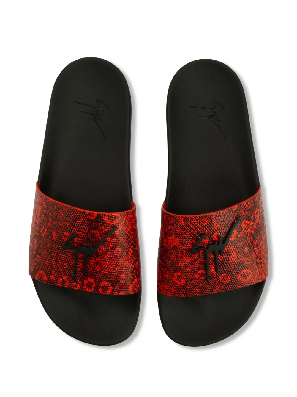 Giuseppe Zanotti Brett slides Red