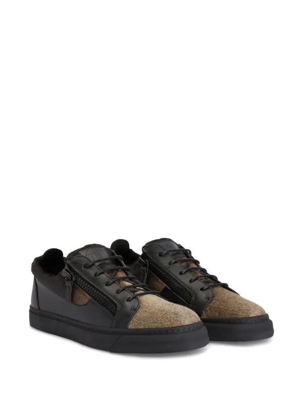 Giuseppe Zanotti Frankie ダブルジップ ローカットスニーカー