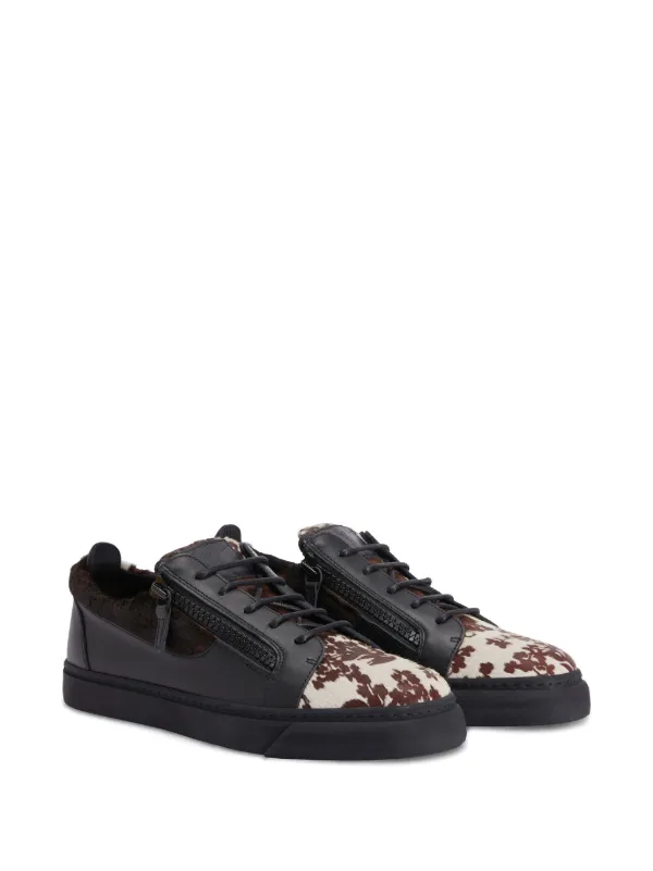 Giuseppe Zanotti Frankie ダブルジップ ローカットスニーカー