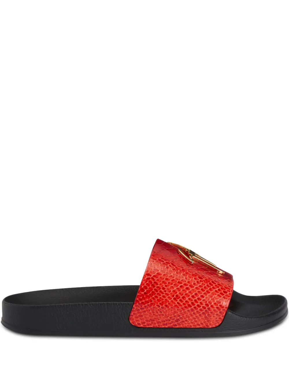 Giuseppe Zanotti Brett slides Red