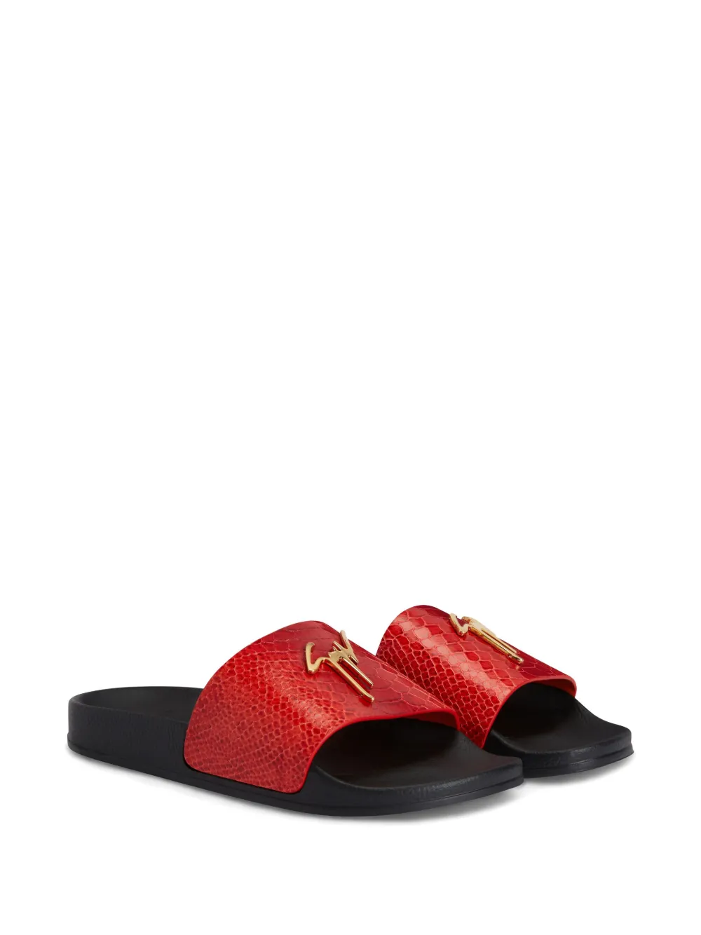 Giuseppe Zanotti Brett slides Red
