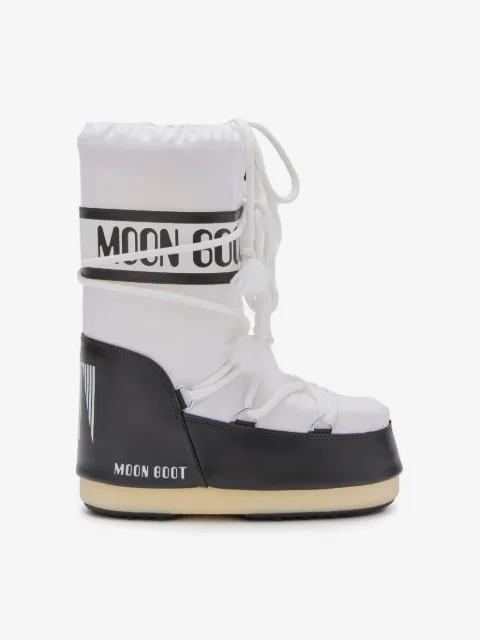 Moon Boot Kids Icon two-tone boots