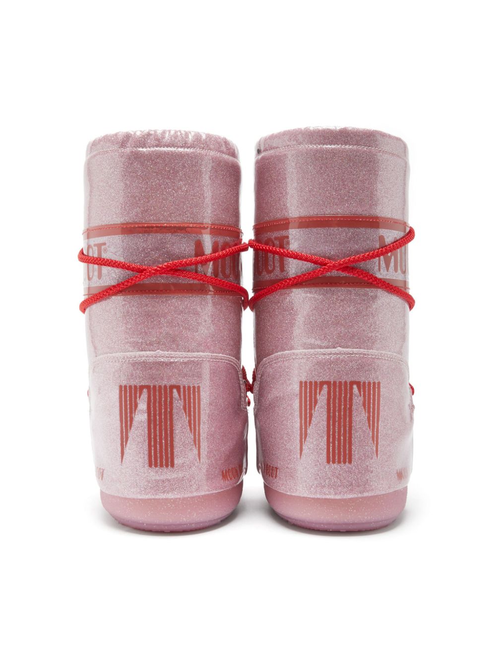 Moon Boot Kids Icon snowboots met glitter Roze