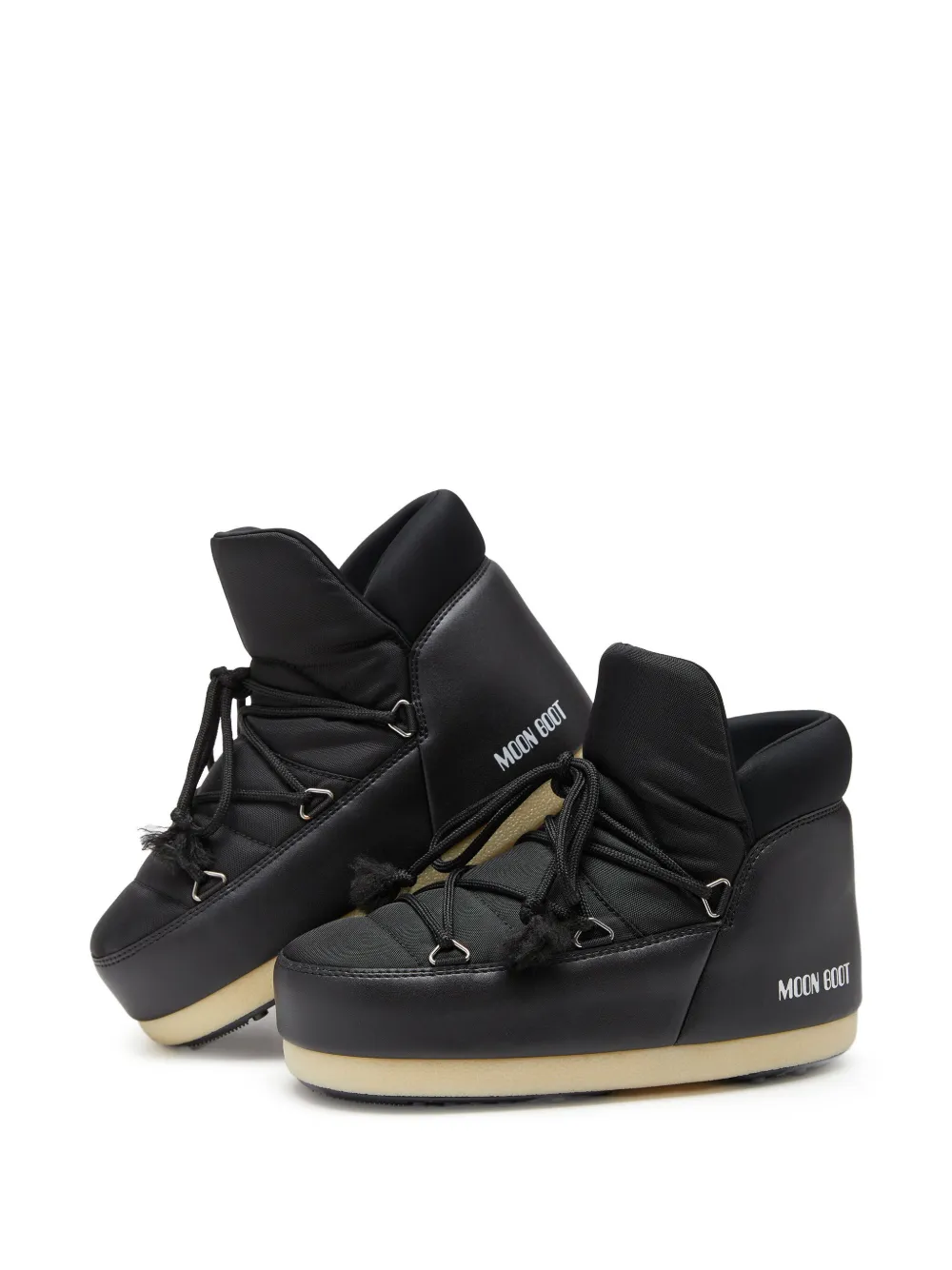 Moon Boot Icon logo-print boots Black
