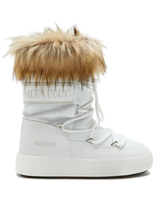 Bottines Monaco à bordure en fourrure artificielle - Moon Boot - Modalova