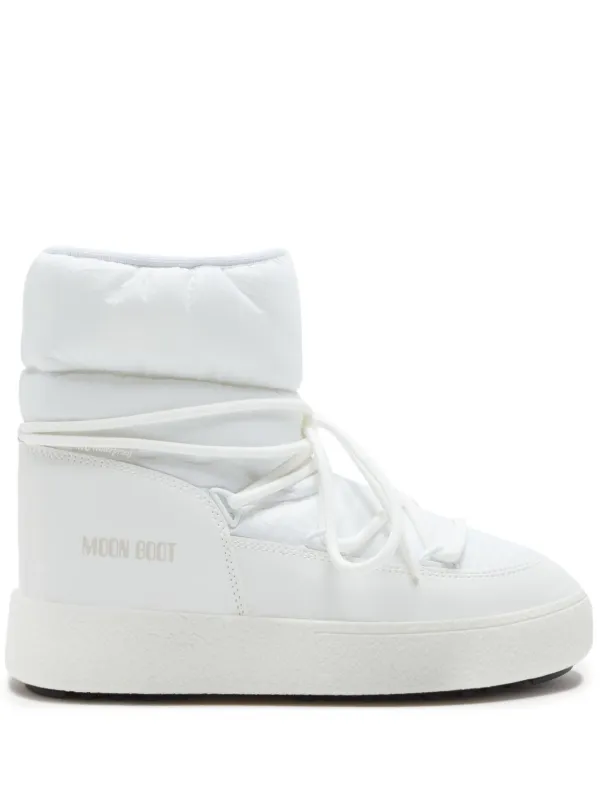 Moon Boot MB Track レースアップ ブーツ | ホワイト | FARFETCH JP