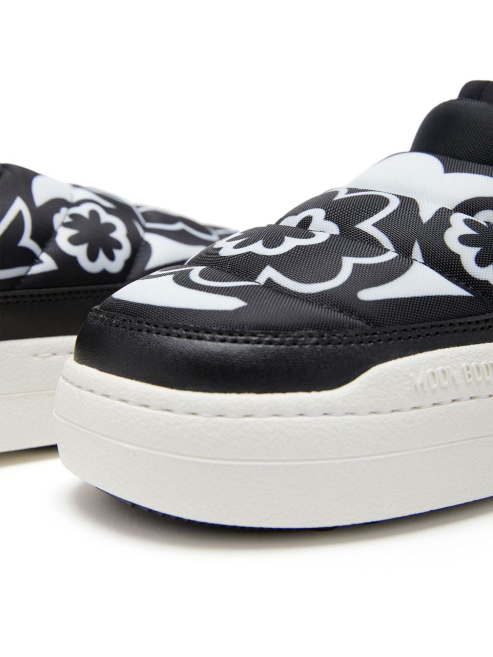 Shop Moon Boot Park Graphic-print Sneakers In Black