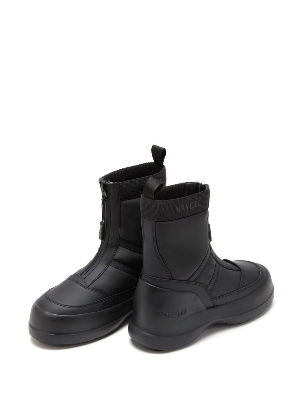 Moon Boot Luna logo-print boots Black