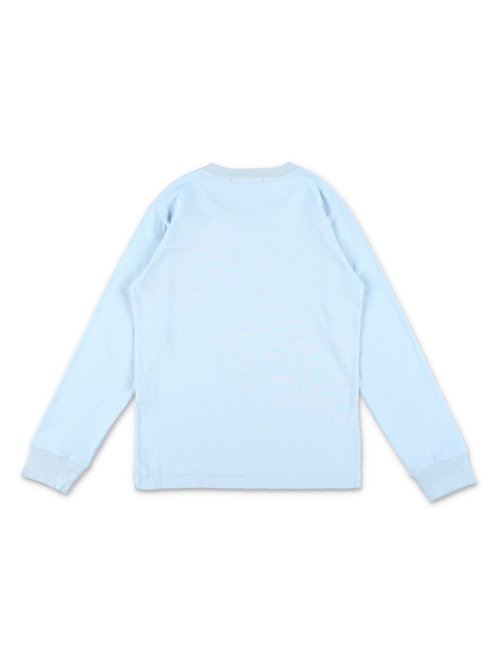 Stone Island Junior Katoenen sweater met logopatch - Blauw