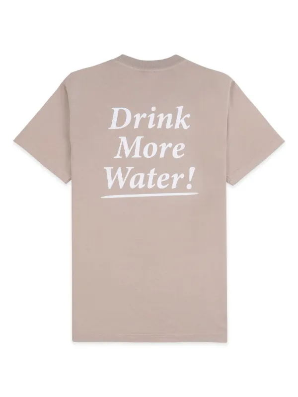 Sporty&Rich｜ (Drink More Water T-Shirt (TO043606300WH01 Drink More Water T-Shirt - Elephant/White – Sporty & Rich
