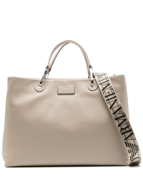 Emporio Armani medium MyEA eco-leather shopper bag Women