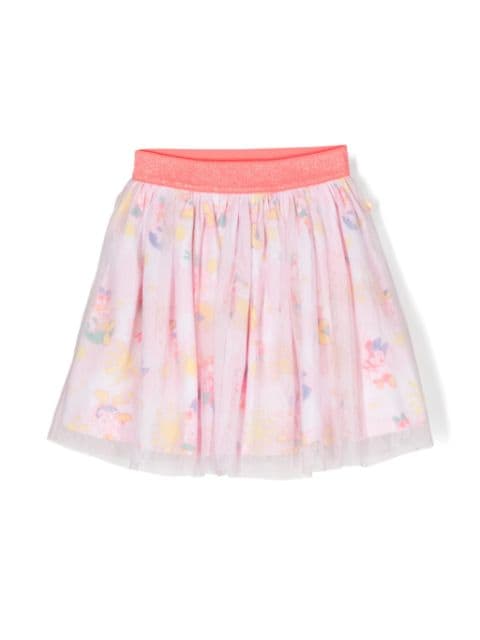 Billieblush x Disney characters-print mini skirt