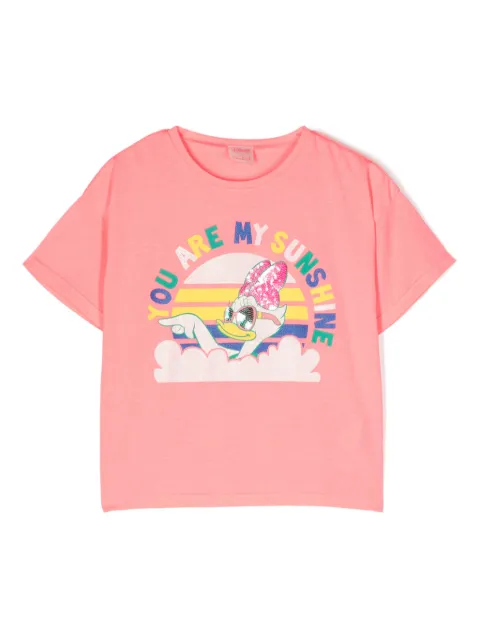 Billieblush playera con estampado de pata Daisy de Billieblush x Disney