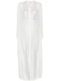 P.A.R.O.S.H. paillette-embellished shirt dress - White