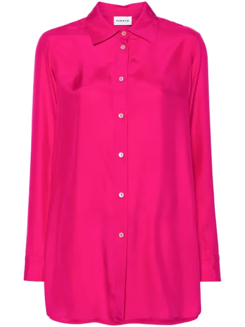 P.A.R.O.S.H. camisa de seda manga larga