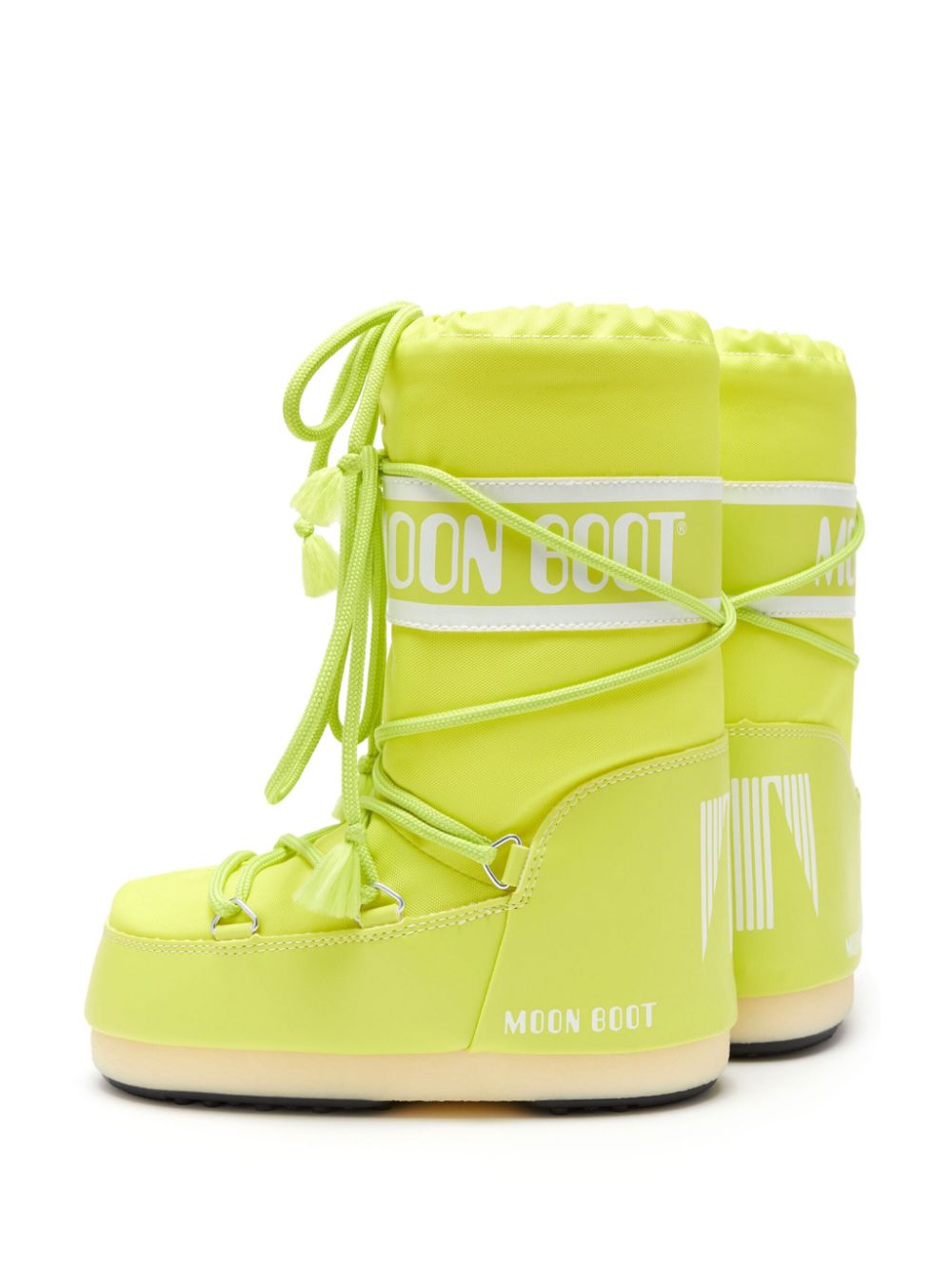 Moon Boot Kids Icon two-tone boots Green