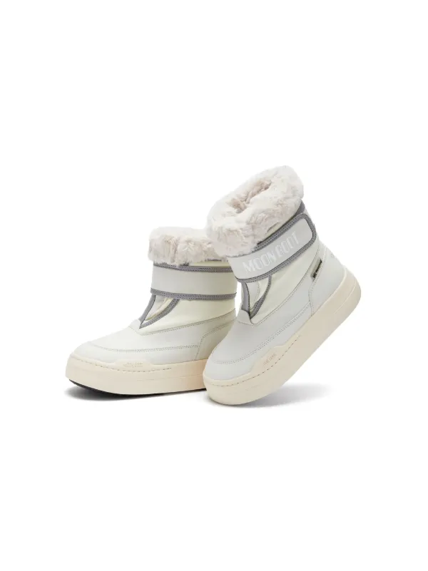 Moon Boot Kids Park Flatform Snow Boots White FARFETCH IN