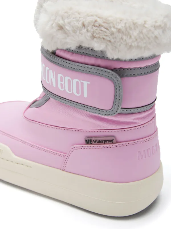 Kids pink snow boots hotsell