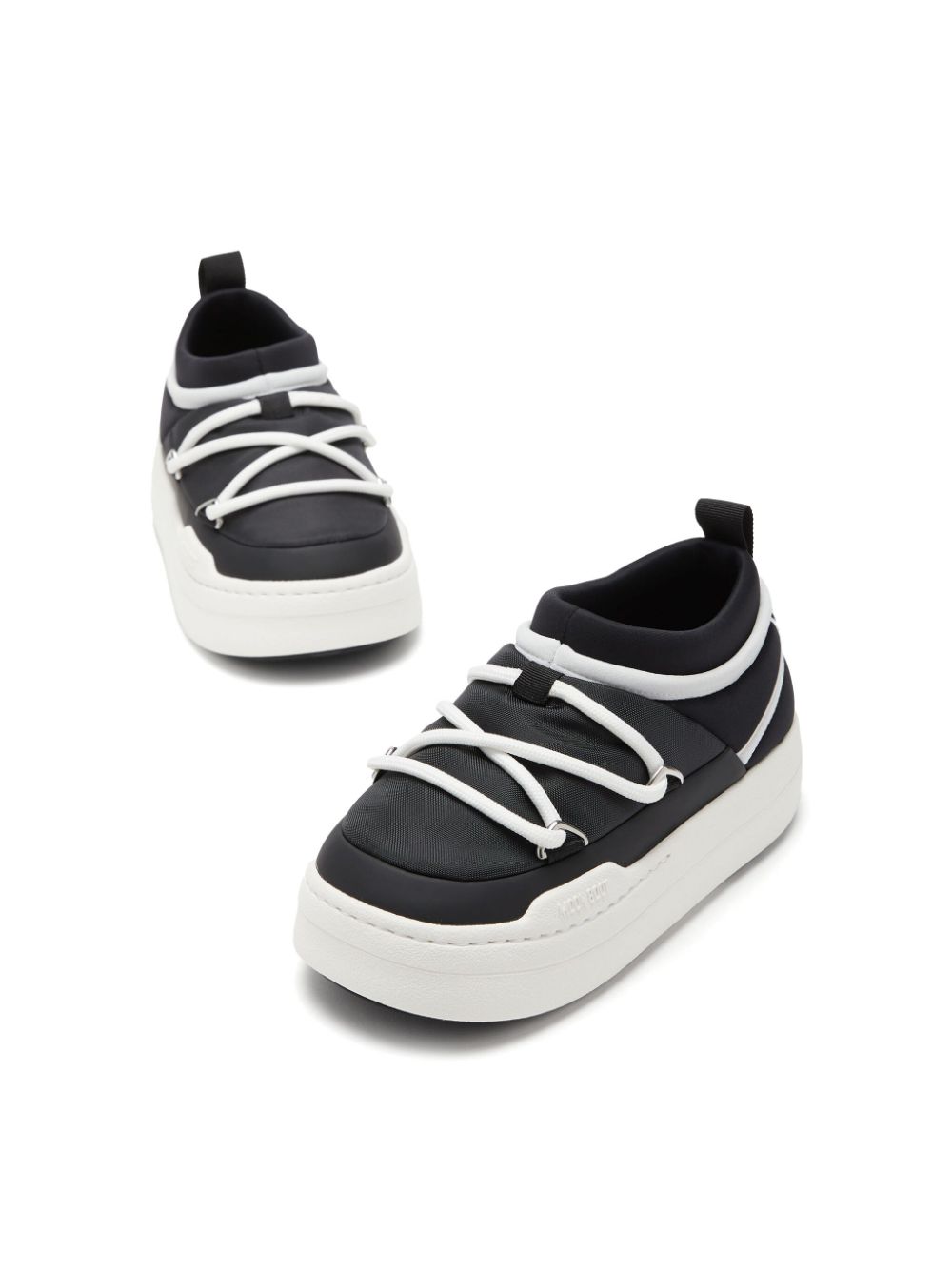 Moon Boot Kids Icon lace-up sneakers Black