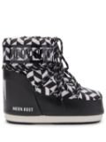 Moon Boot Icon geometric-pattern print boots - Black