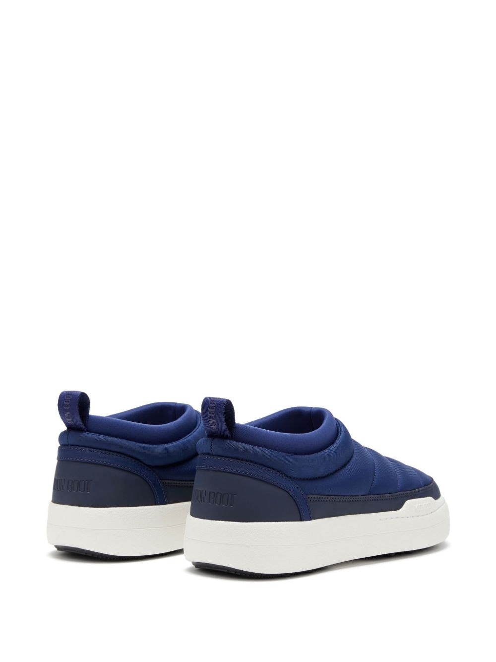 Shop Moon Boot Park Logo-print Sneakers In Blue