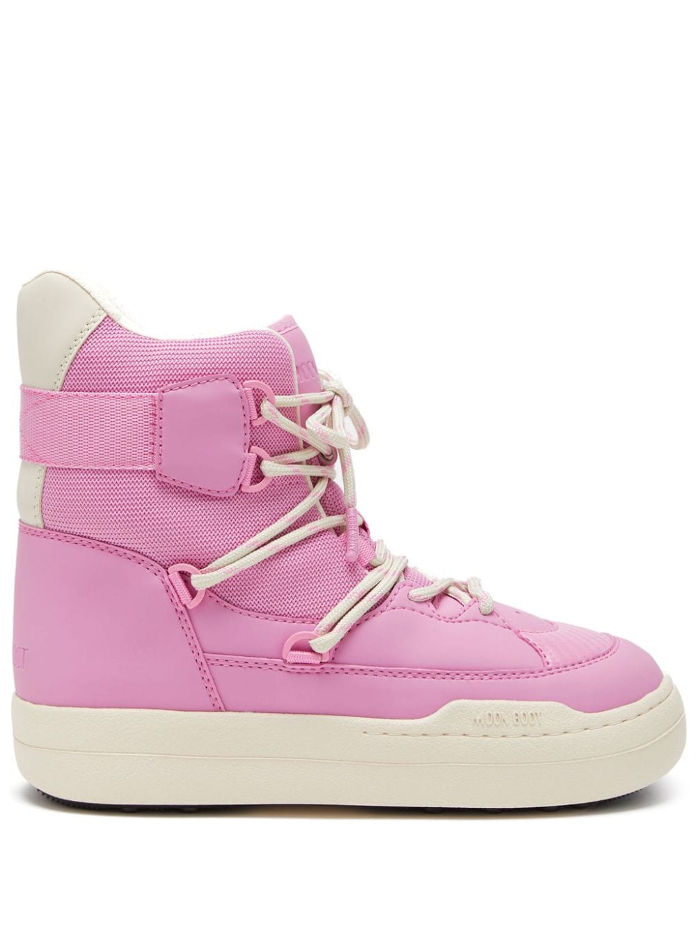 Moon Boot Park logo-print boots Pink