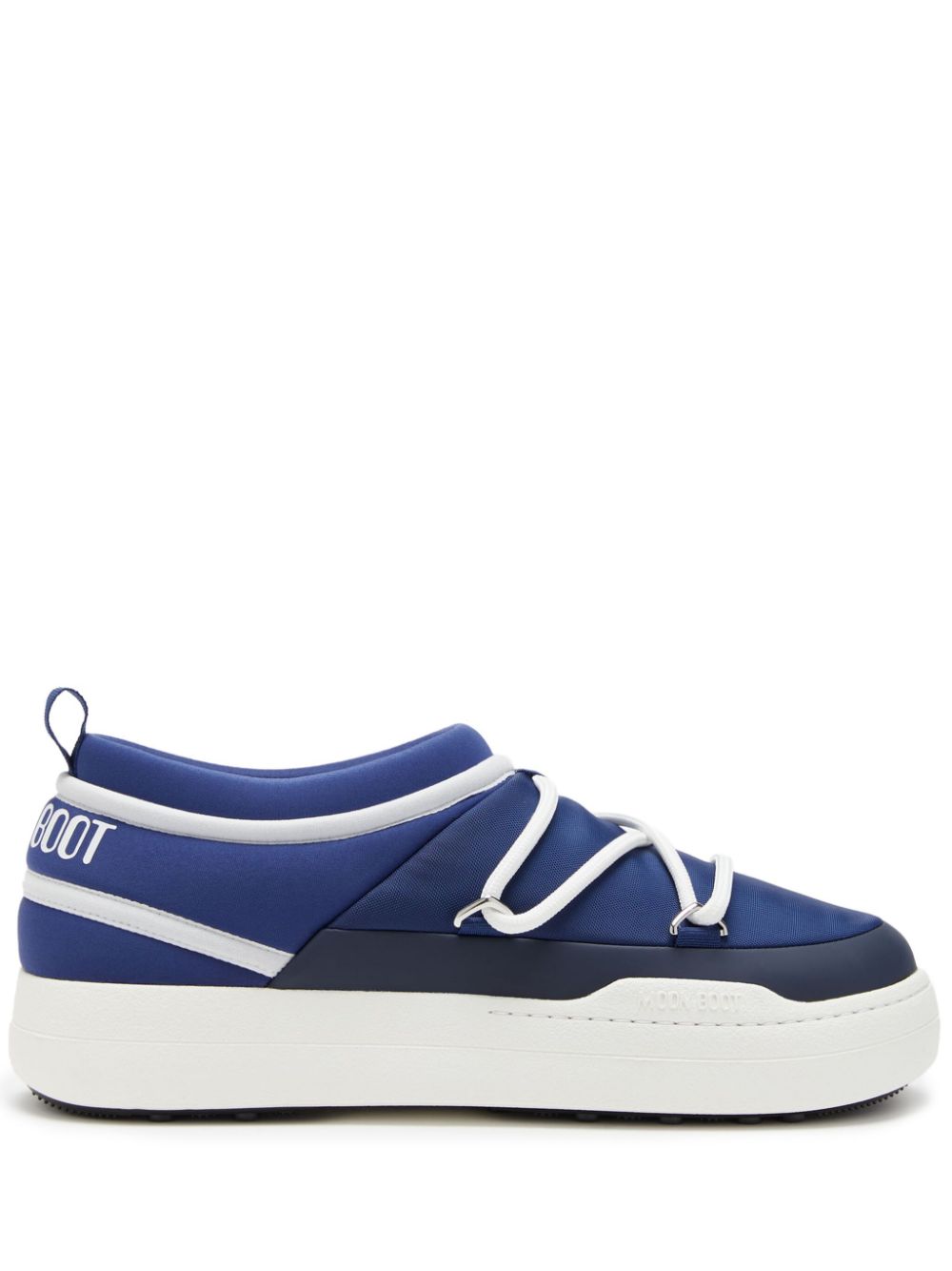 Shop Moon Boot Park Icon Logo-print Sneakers In Blue