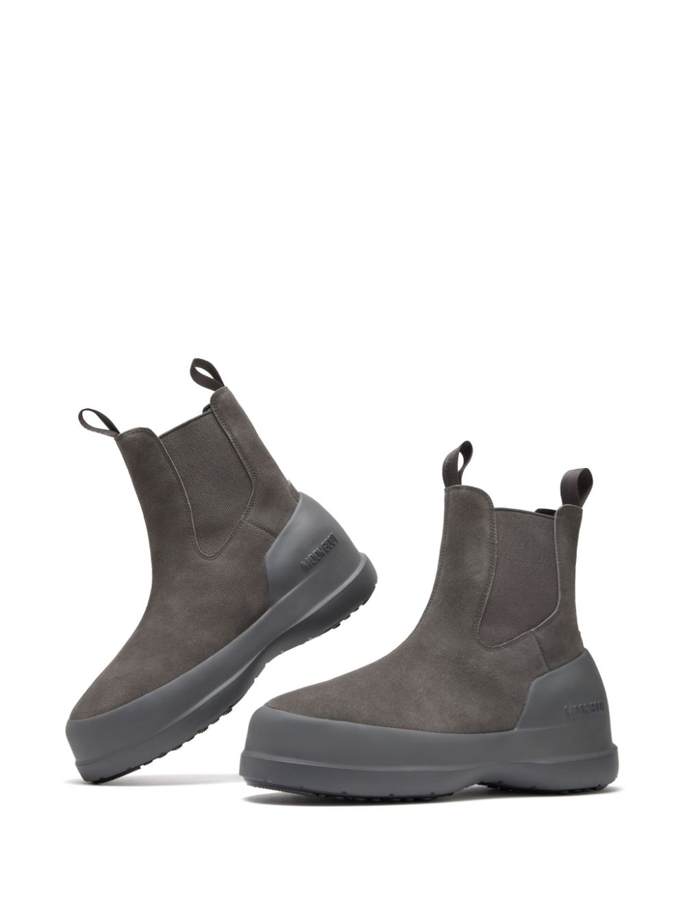 Moon Boot Luna logo-print boots Grey