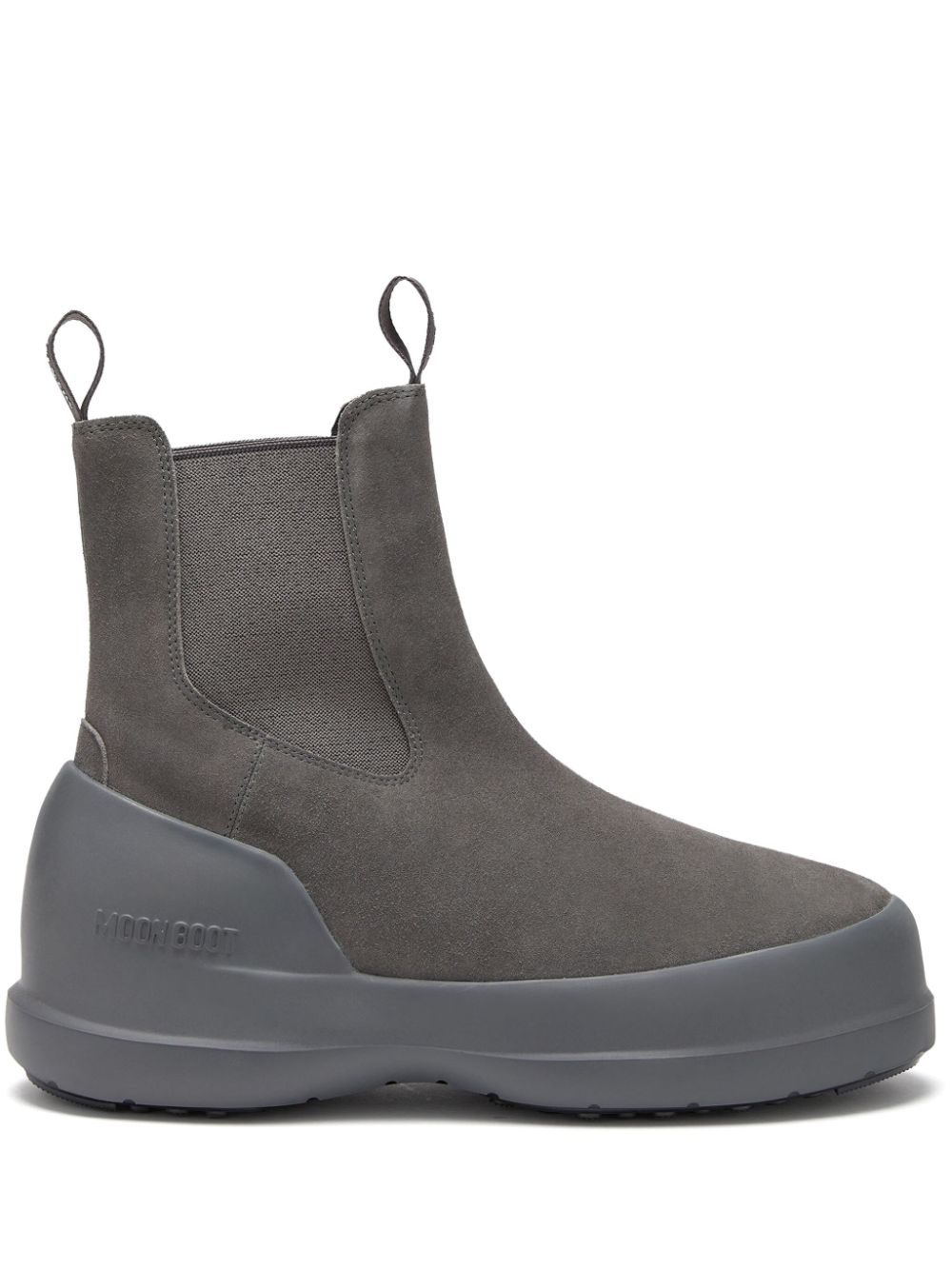 Moon Boot Luna logo-print boots Grey