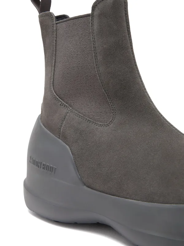 【関税込み】Moon Boot グレー Icon フェルト ブーツ ICON LOW GREY FELT BOOTS | Moon Boot®