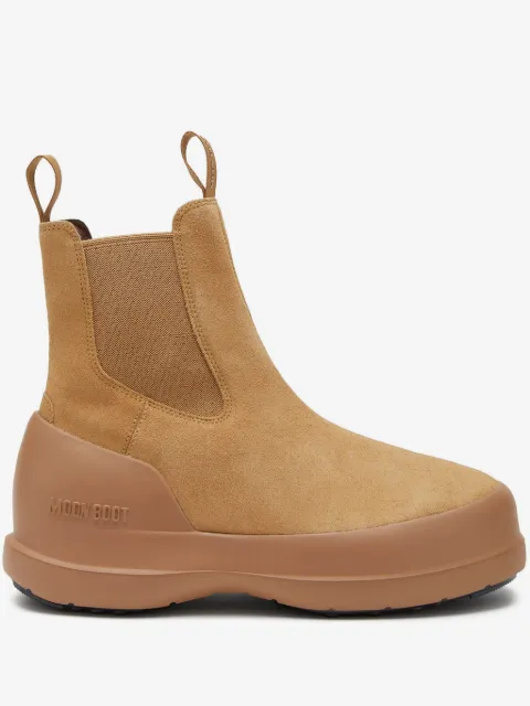 Moon Boot Luna logo-embossed Chelsea boots