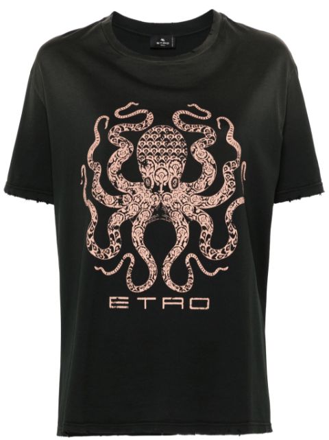 ETRO graphic-print cotton T-shirt Women