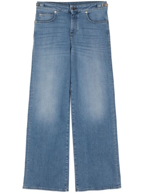 Emporio Armani mid-rise wide-leg jeans